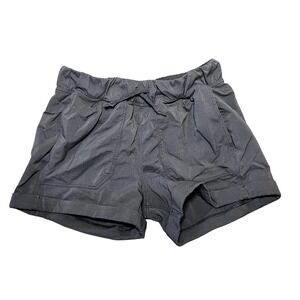 Ivivva‎ by Lululemon Shorts Girls 10 Black Athletic Running Drawstring Pockets